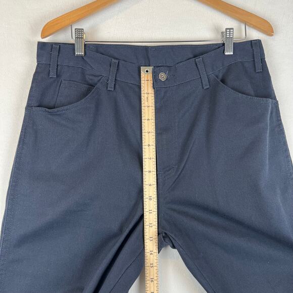 Dickies Pants Mens 36x32 Carpenter Utility‎ Workwear Navy Blue Painter - Picture 7 of 9